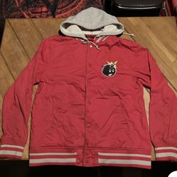 M Size The Hundreds Red Varsity Jacket Vintage