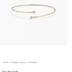 Tiffany Diamond Hoop Single-row Bangle