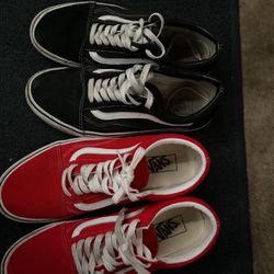 2 Pair Of Vans For Cheap