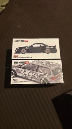 Collectible honda civic, nissan skyline GT-R (R34) SET sealed