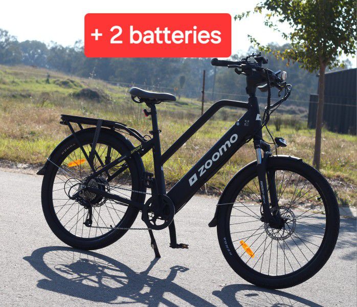 ZOOMO E-Bike Sport + 2 Batteries 