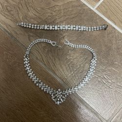 Costume Necklace And Bracelet