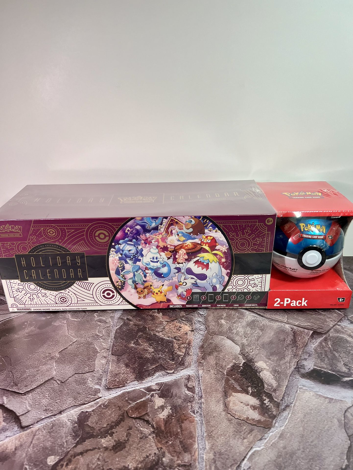 Pokemon Holiday Calendar + Great Ball Bundle