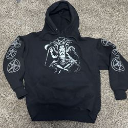 Gothic satanic hooded Sweater 