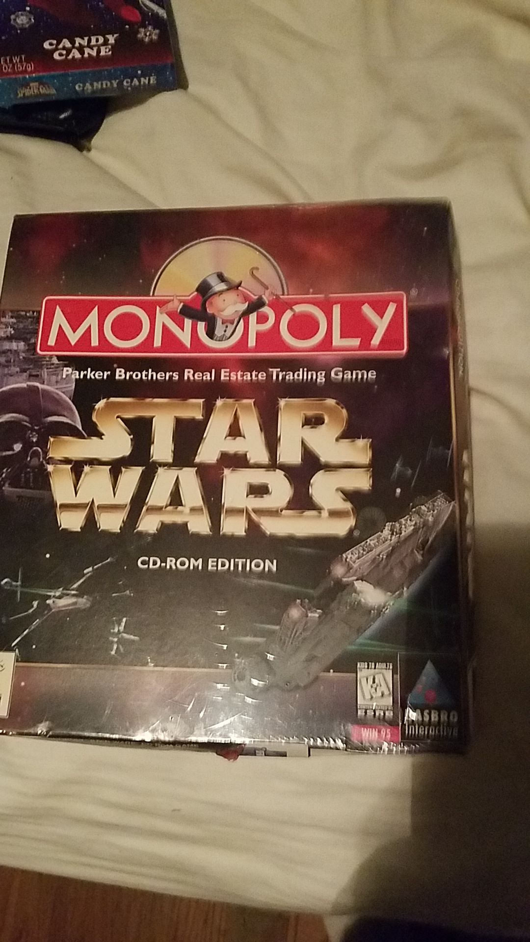 Star wars monopoly cd windows 95 vintage game