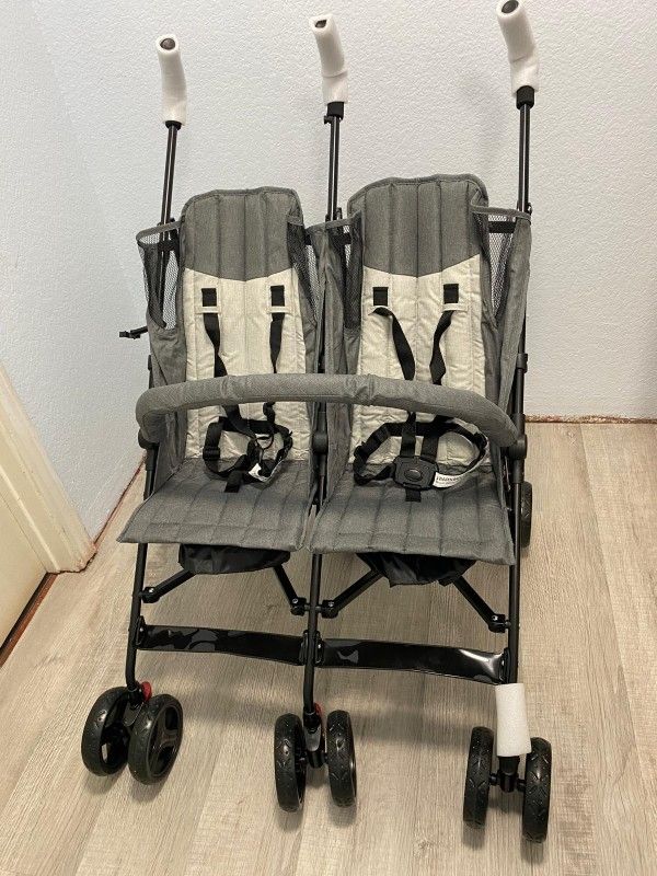 Double Stroller Cochecito Para Bebe Doble