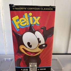 4 Cartoon Classics (VHS movies) FELIX THE CAT, Casper, Mighty Mouse, Betty Boop