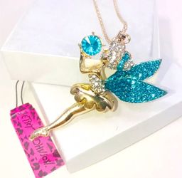 Betsey johnson hotsell fairy necklace