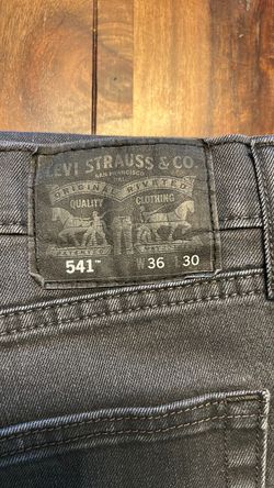 Men’s Levi’s 541 black label dark gray jeans W36 L30