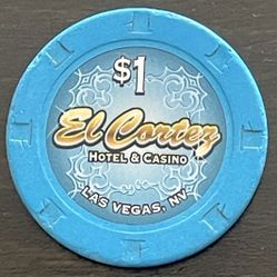 El Cortez $1 chip- obsolete