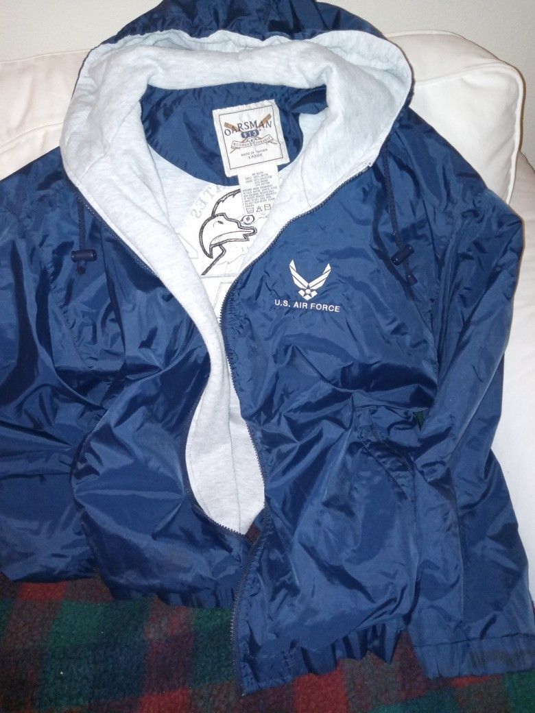 USAF OARSMAN 913 LRG MAN HOODED JACKET