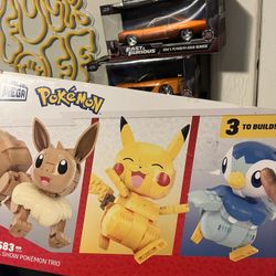 Pokémon 3 To Build. And A Lego Set. 