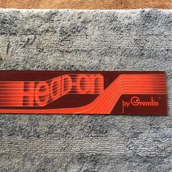 Head On Gremlin Original Plexi Arcade Video Game Marquee Sign Header 