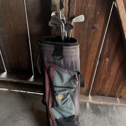 Golf clubs and Bag 