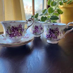 Remington Teacup & Plate Sets (For Three)