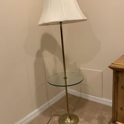 Lamp Glass Table
