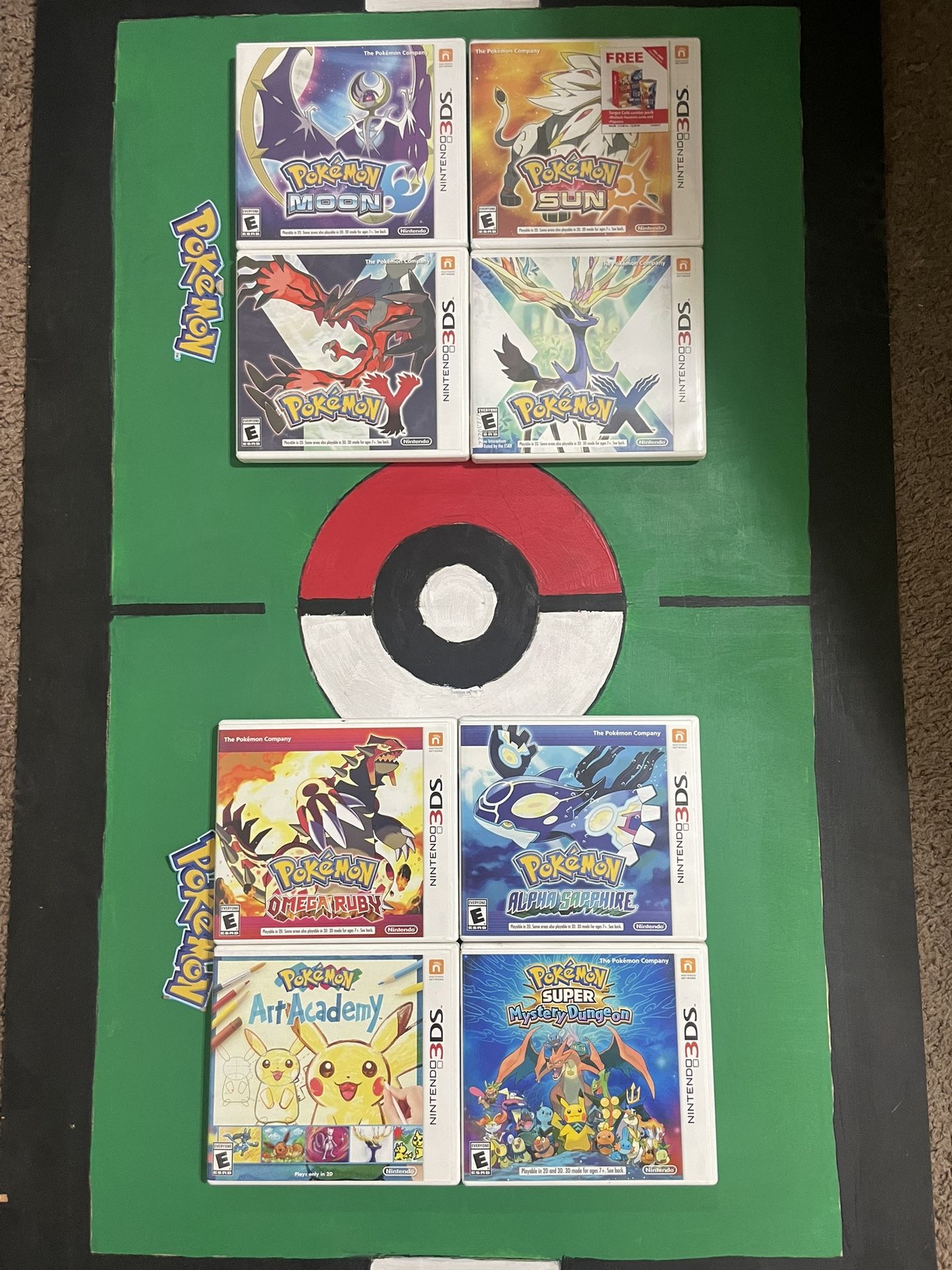 Pokemon Game Collection Nintendo 3Ds 2ds 