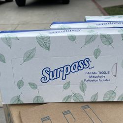 CASE OF 60 SURPASS FACIAL TISSUE