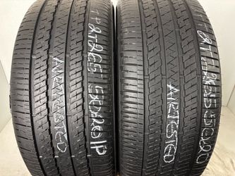 2 tires 265 50 20 Bridgestone ecopia hl 422 plus high tread
