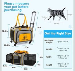 Rolling Pet Carrier