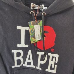 AUTHENTIC BAPE HOODIE - SMALL | $355 MSRP