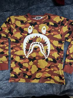 Bape Orange Camo Longsleeve