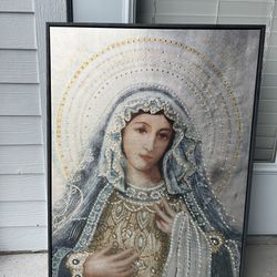 Virgin Mary Mosaic Painting