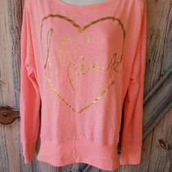 PINK Victoria's Secret "LOVE PINK" Shirt Size XS