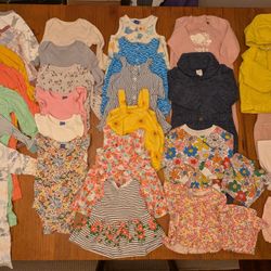 6-12 Month Girl Clothes Lot 