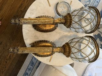 Set If Gold Sconces MAKE OFFER