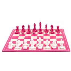 CHESS SET PINK & WHITE BRAND NEW 