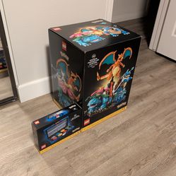 Lego Pokemon Venusaur, Charizard & Blastoise with Kanto Region Badge Collection