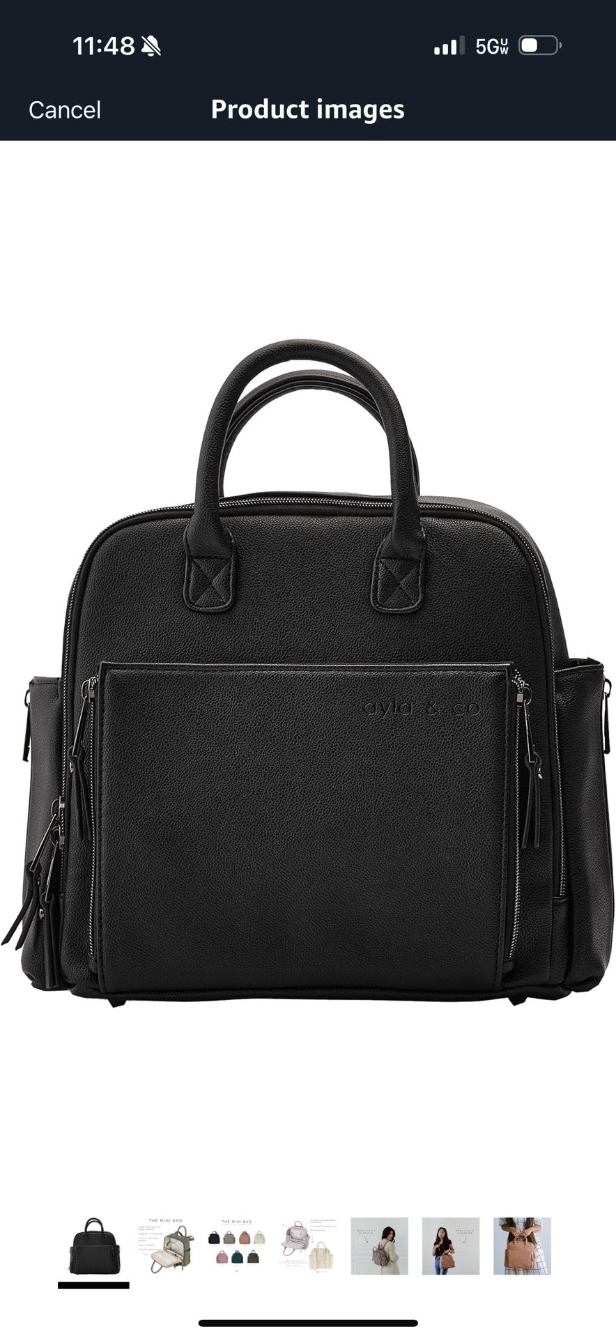 Ayla And Co Diaper bag