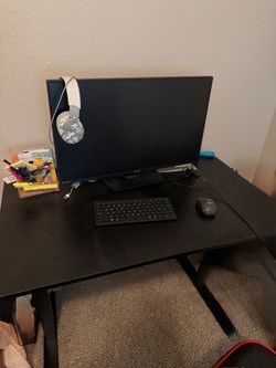 Desk and chair