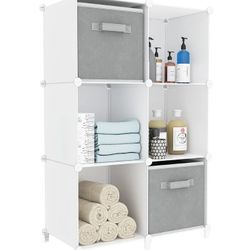 HOMIDEC Bathroom Organizer Cube Storage Shelf Bookcase Bookshelf
Organizer Closet Storage Storage