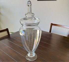 Glass Apothecary Jar