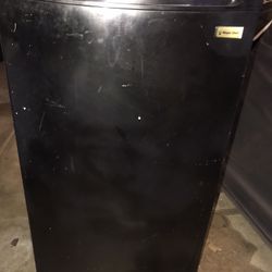 Black Small Refrigerator And Freezer 