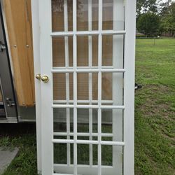 French Doors, 15 Cear Glass Panels
