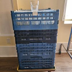 100+ 8 Ounce Tumblers Plus Glass Racks
