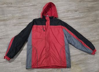 New Men's Winter Jacket with Detachable Hood XL