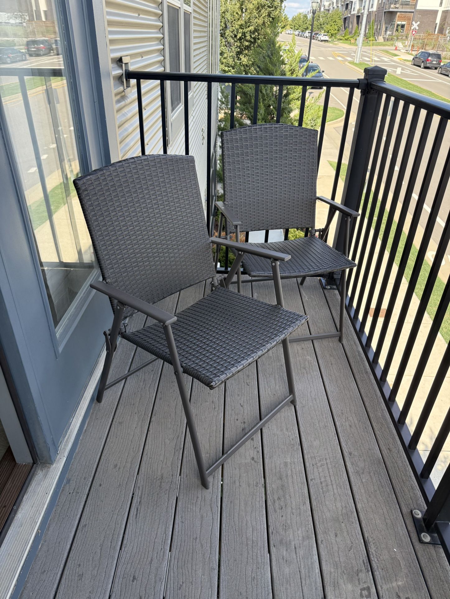 Folding Steel Outdoor Patio Chair
