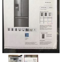 Samsung - 24.6 Cu. Ft. French Door Refrigerator - Black stainless steel