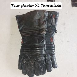 Tourmaster Thinsulate 3M XL Motorcycle Gloves