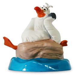 WDCC DISNEY CLASSICS THE LITTLE MERMAID SCUTTLE MUDDLED MENTOR PORCELAIN FIGURINE FROM THE DISNEY MOVIE THE LITTLE MERMAID