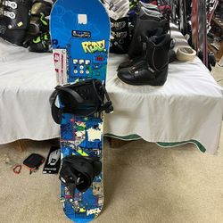 Ride Snowboard Package With Boots And Bindings 