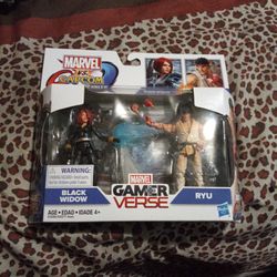 Marvel Gamer Verse Bla K Widow And Ryu Set