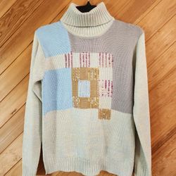 SEQUIN FRONT SWEATER