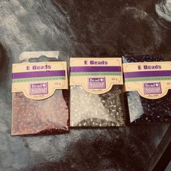 New Beads. Red, White, Blue. Unopened 