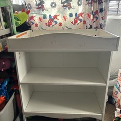 Storage And Baby Changing Table