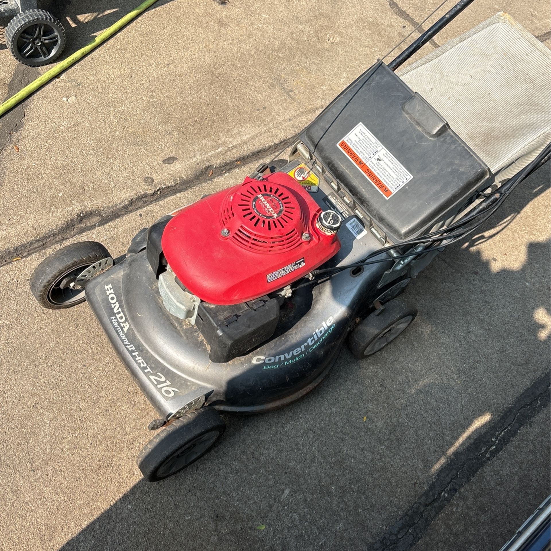 Honda GCV Harmony ii Hrt 216